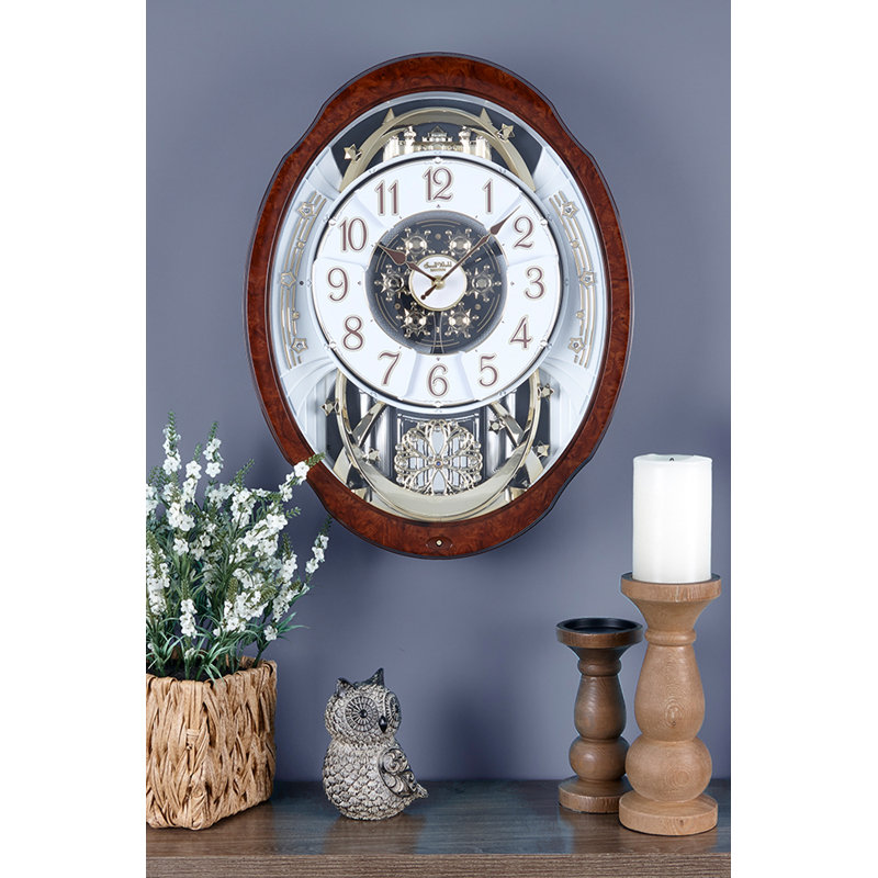 Rhythm Magic Motion Wall Clock & Reviews Wayfair